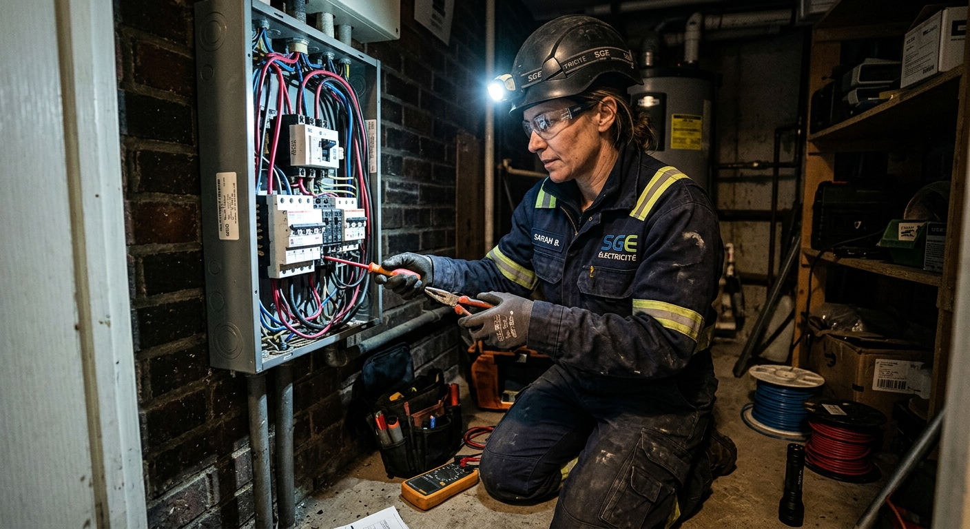 Dépannage électrique d'urgence